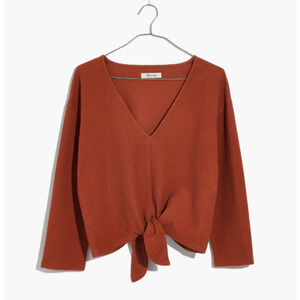 Madewell Orange Top Size S Style # H7993 Cotton, Classic, Casual, Boho-Chic